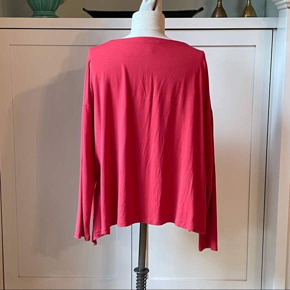 Eileen Fisher Bateau Neck Top - L - Picture 3 of 5